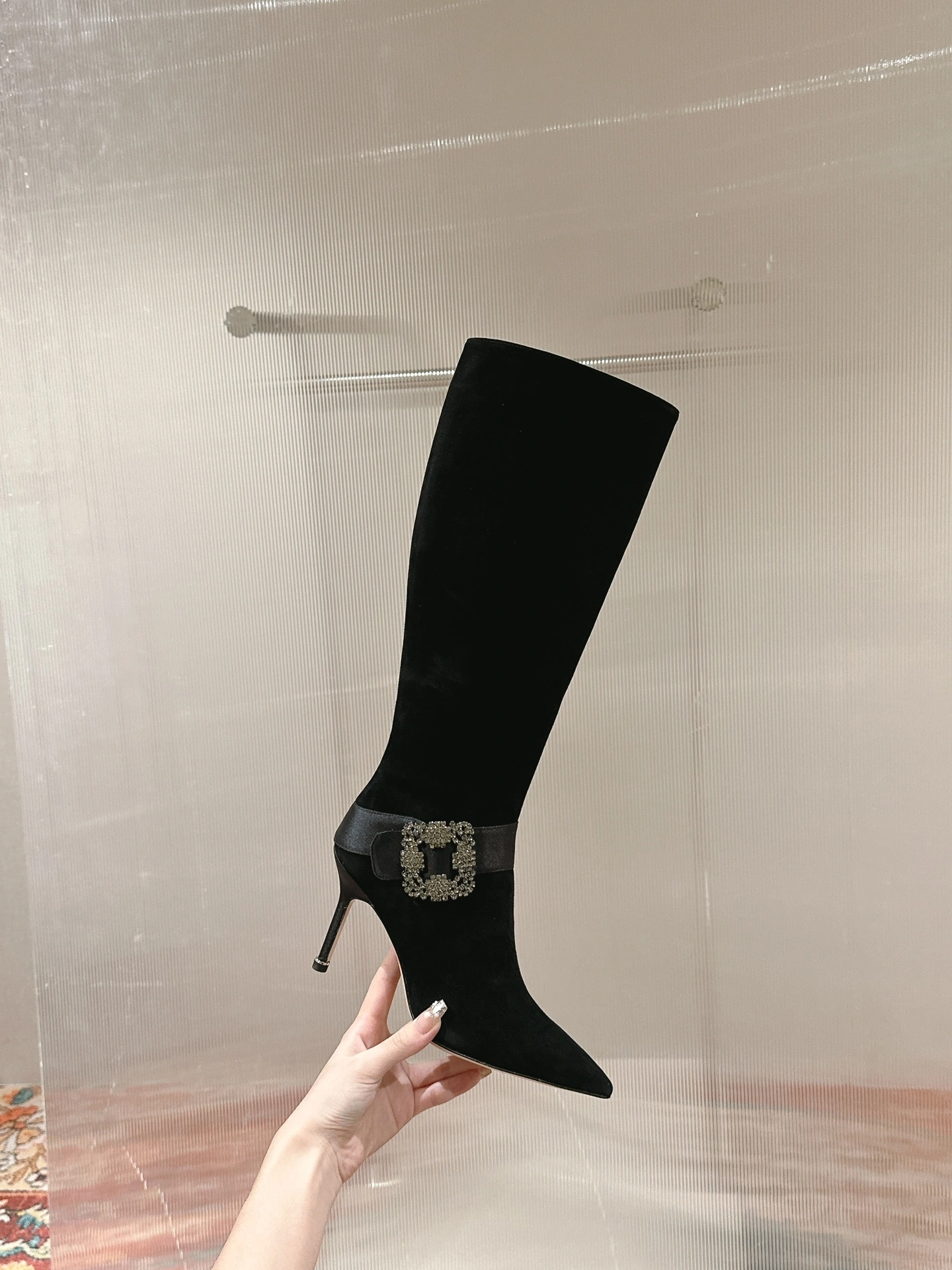 COCO-- M19o8o 223-1451-0015 Heel height：8.5CM Calfskin item:D-X158F1228